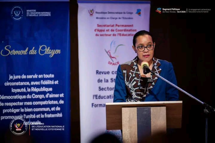 RDC : Raïssa Malu rend hommage aux enseignants et plaide pour la transformation du système éducatif